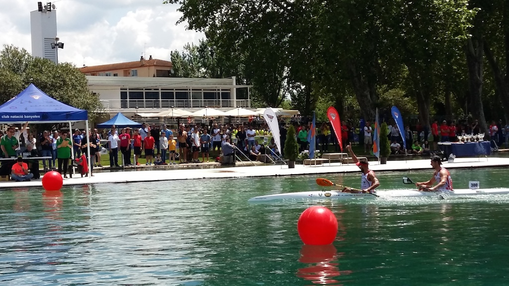 Buena actuaci&oacute;n navarra sobre las aguas de Banyoles